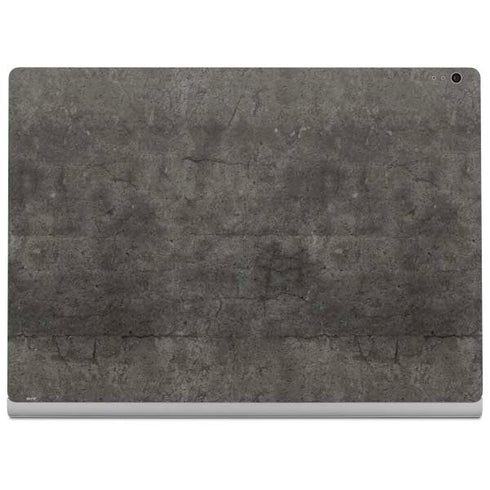 Dark Iron Grey Concrete Surface Book 2 13.5in Skin